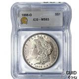 1898-O Morgan Silver Dollar ICG MS63
