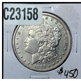 1896-O Morgan Silver Dollar