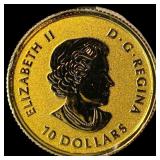 2020 Canada 1/4oz Gold $10 Proof