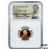 2019-W Wheat Cent NGC PF70 RD Ultra Cameo