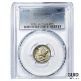 1939 Mercury Silver Dime PCGS MS66