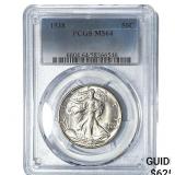 1938 Walking Liberty Half Dollar PCGS MS64