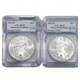 [2] 2015-P Silver Eagle ICG MS70