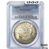 1921-S Morgan Silver Dollar PCGS MS64