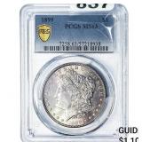 1899 Morgan Silver Dollar PCGS MS63