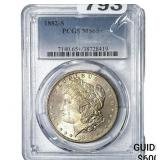 1882-S Morgan Silver Dollar PCGS MS65+