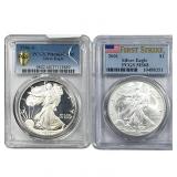 [2] 1986-2001 Silver Eagle PCGS PR68/MS68