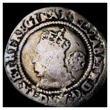 1571 Medieval England Elizabeth I Silver 6 Pence A