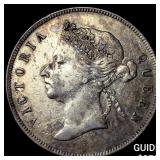 1895 British Honduras Silver 50 Cents HIGH GRADE