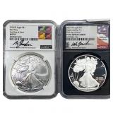 [2] 2021-2024 Silver Eagle NGC PF70/MS70