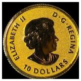 2020 Canada 1/4oz Gold $10 Proof