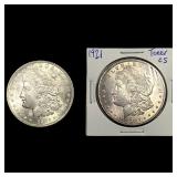 [2] 1921 Morgan Silver Dollar