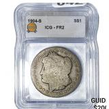 1904-S Morgan Silver Dollar ICG FR2