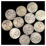 [12] 1935-1945 Walking Liberty Half Dollar