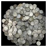 [500] $50 Face Value Silver Dimes