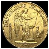 1877A France Gold 20 Franc
