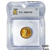 1928 Wheat Cent ICG MS65 RD