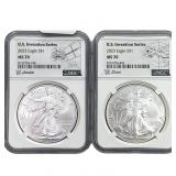 [2]2023 Silver Eagle NGC MS70 U.S Invention Series