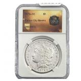 1879-CC Morgan Silver Dollar Gold Breaks