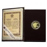 1989 RCM Proof 1/4oz Gold $100 W/Box