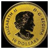 2020 Canada 1/4oz Gold $10 Proof