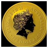 1999 Australia 1oz Gold $100 Proof-Rabbit