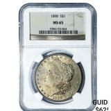 1898 Morgan Silver Dollar NGC MS65