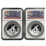 [2]2010P Australia 1oz Silver Dollar-Kangaroo HR