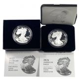 [2] 2022-2024 U.S. Mint UNC 1oz Silver Eagle Proof