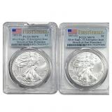 [2] 2021-S Silver Eagle PCGS MS70 Type 1 Em. Issue
