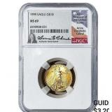 1999 $10 Gold American Eagle 1/4oz NGC MS69