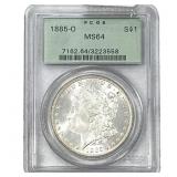 1885-O Morgan Silver Dollar PCGS MS64
