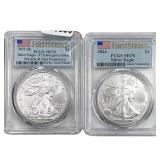 [2] 2021-2024 Silver Eagle PCGS MS70