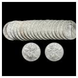 [20] 2012 Silver Eagle GEM BU Roll