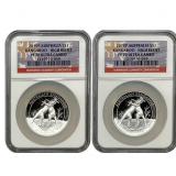 [2]2010P Australia 1oz Silver Dollar-Kangaroo HR