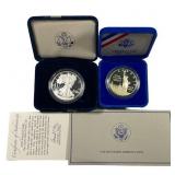 [2] 1986-2010 U.S. Mint 1oz Silver Coin Lot W/Box