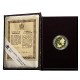 1990 RCM Proof 1/4oz Gold $100 W/Box