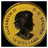 2020 Canada 1/4oz Gold $10 Proof