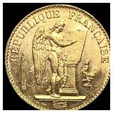 1889 France Gold 20 Franc