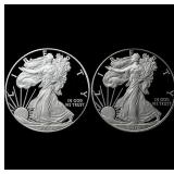 [2] 2010 U.S. Mint 1oz Proof Silver Eagle W/Box