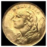 1935 France Gold 20 Franc