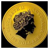 2002 Australia 1oz Gold $100 Proof-Horse