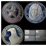 [4]Silver Rounds & Silver Bar Lot 3.416oz Silver