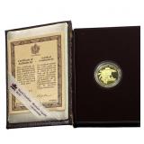 1989 RCM Proof 1/4oz Gold $100 W/Box