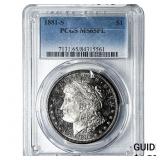 1881-S Morgan Silver Dollar PCGS MS65 PL