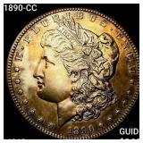 1890-CC Morgan Silver Dollar UNCIRCULATED +