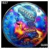 1837 Capped Bust Half Dollar CHOICE BU