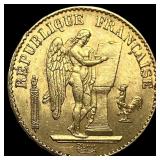 1877A France Gold 20 Franc