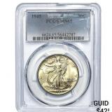 1945 Walking Liberty Half Dollar PCGS MS65