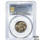 1950-S Washington Silver Quarter PCGS MS67